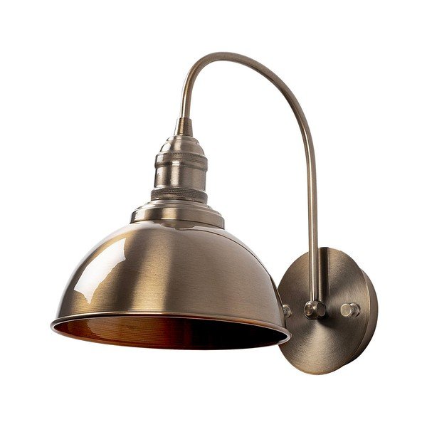 Lampada da parete color ottone ø 21 cm Varzan – Opviq lights