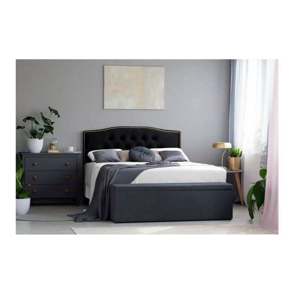 Testata nera Mazzini Sofas Daisy, 180 x 120 cm - Cosmopolitan Design-image-2