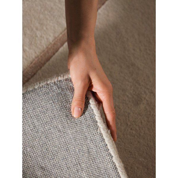Tappeto marrone/color crema in misto lana 160x230 cm Presilda – Villeroy&Boch-image-2