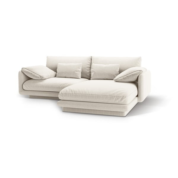 Divano angolare bianco (angolo destro) Torino - Micadoni Home-image-1