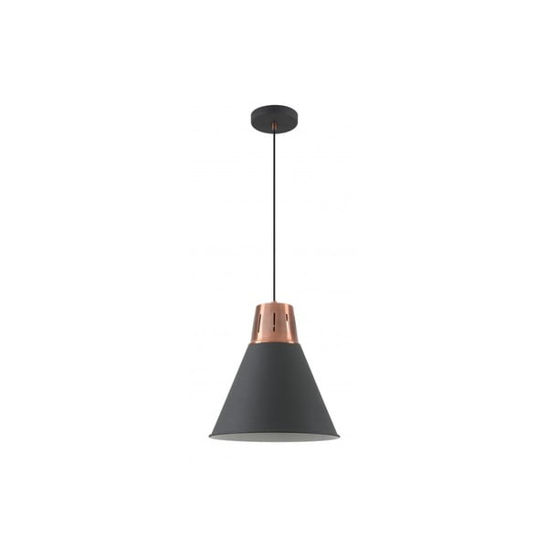 Lampadario nero con paralume in metallo ø 32 cm Gianni L - GTV