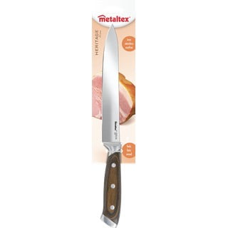 Coltello per affettare in acciaio inox Heritage - Metaltex