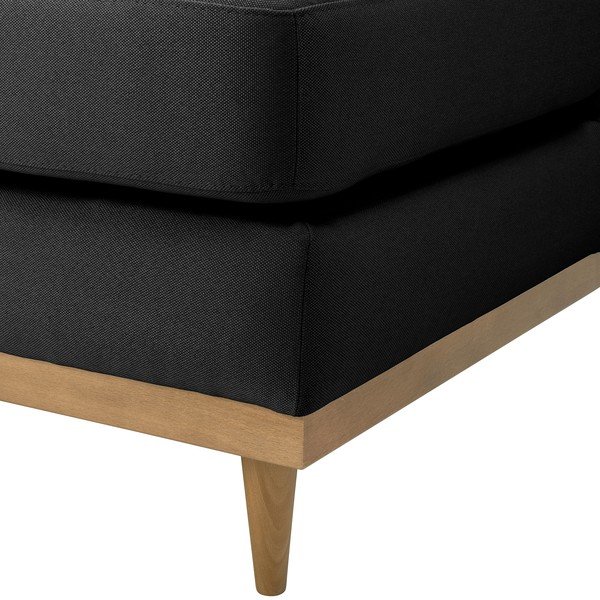 Divano angolare grigio scuro, angolo destro Larsen - Max Winzer-image-1