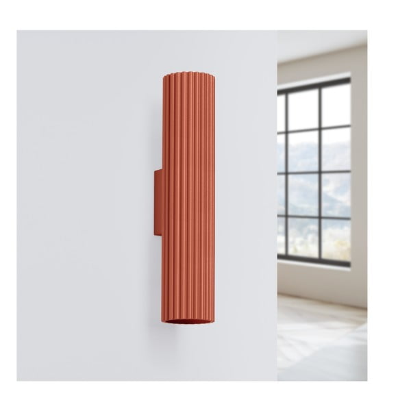 Lampada da parete color mattone Gleam – Sollux-image-2