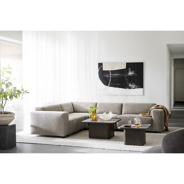 Tavolino marrone scuro in rovere ø 60 cm Sullivan - Rowico-image-4