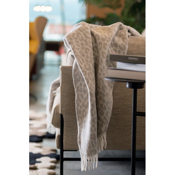 Coperta grigio chiaro, 140 x 180 cm Leopard - Euromant-image-3