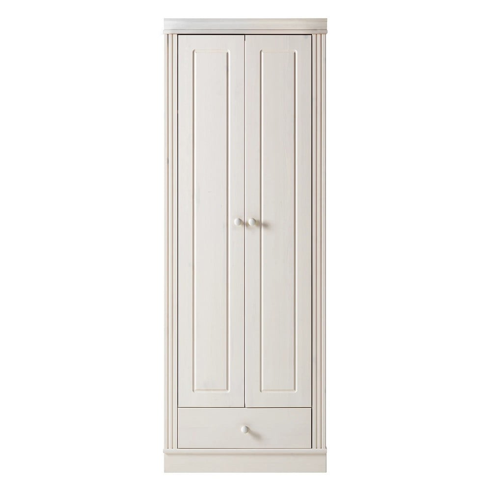 Armadio in legno di pino bianco 65x180 cm Anita - Støraa | Armadi