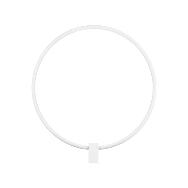 Lampada da parete LED bianco opaco in alluminio con intensità regolabile Cercio – Nova Luce