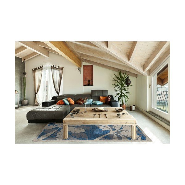 Tappeto per esterni grigio-blu , 160 x 230 cm Palms - Floorita-image-3
