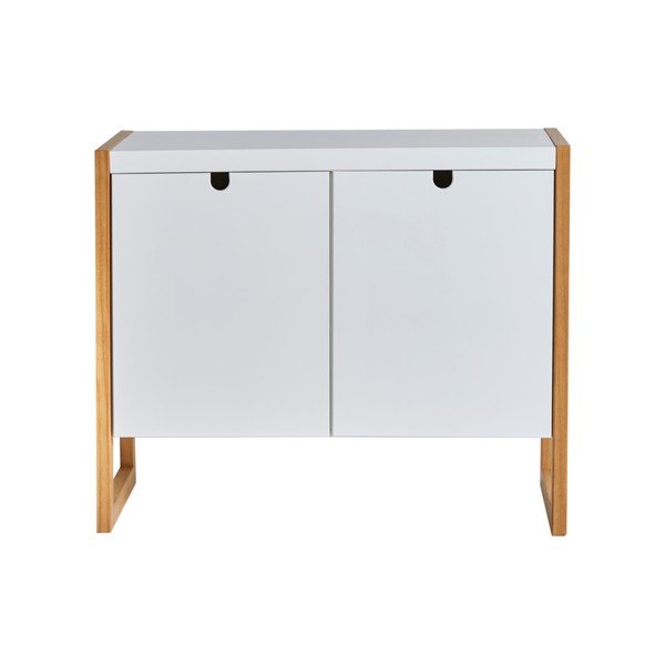 Cassettiera bianca , 90 x 75 cm Square - Marckeric-image-3