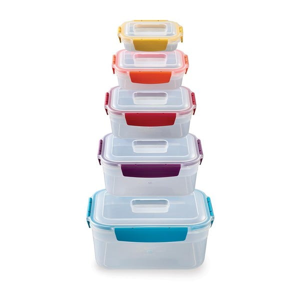 Set compatto di 5 contenitori Lock Nest - Joseph Joseph-image-3