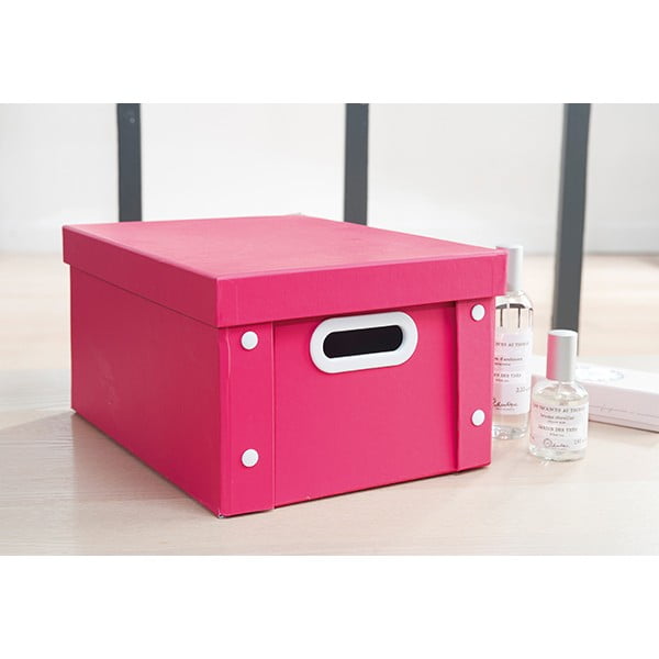 Scatola portaoggetti colorata rosa - Compactor-image-1