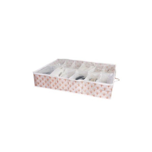 Organizzatore di scarpe sotto il letto Gamma, 76 x 60 cm Blush - Compactor