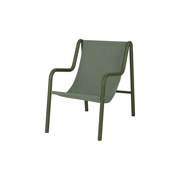 Poltrona da esterno verde in metallo Nokk – noo.ma
