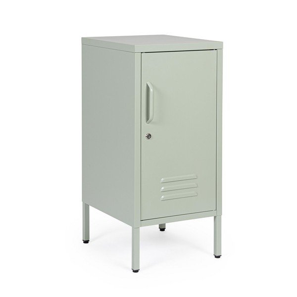 Armadietto color salvia in metallo con chiusura a chiave 35x76x40 cm Cambridge – Yes Everyday-image-2