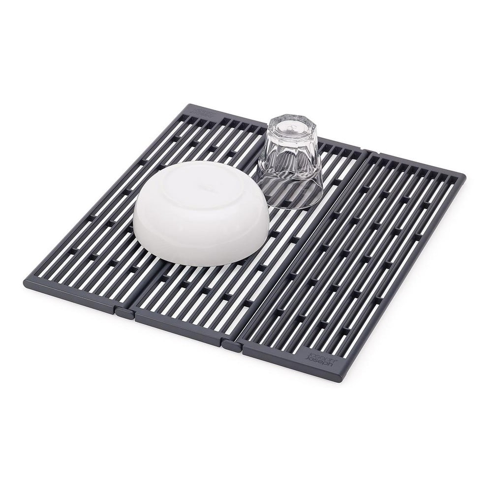 Scolapiatti a griglia per lavello regolabile grigio in plastica 43x13 cm Platform – Joseph Joseph | Scolapiatti