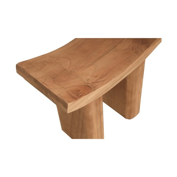 Sgabello di colore naturale in legno di paulownia massiccio Japan – WOOOD-image-3