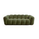 Divano verde con rivestimento in bouclé 232 cm Hippolyte – Bobochic Paris