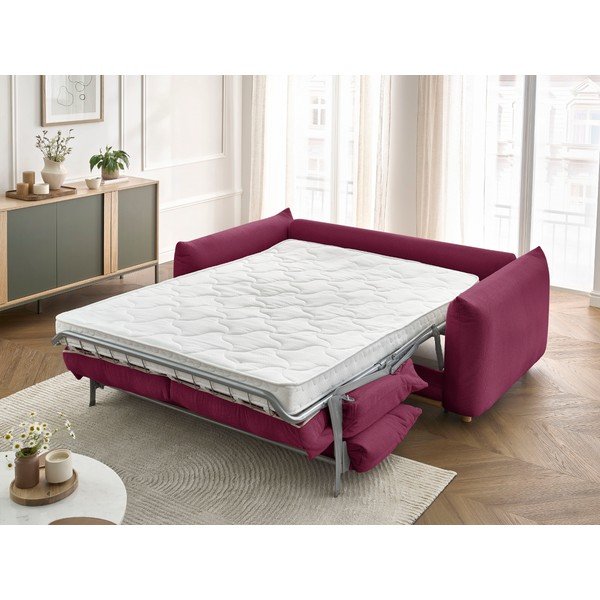 Divano burgundi allungabile 214 cm Ernest – Bobochic Paris-image-1