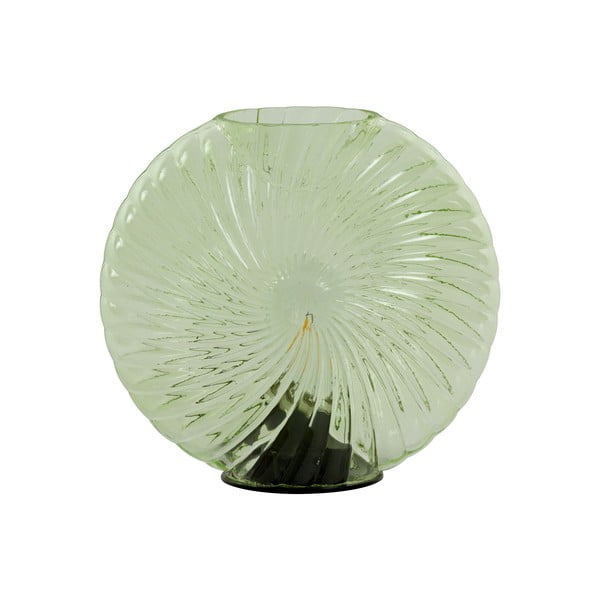 Lampada da tavolo verde (altezza 16,5 cm) Milado - Light & Living