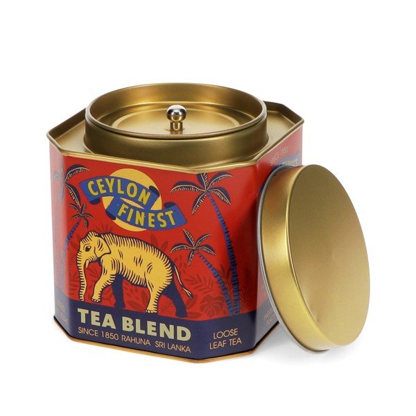 Contenitore per alimenti in metallo per il tè sfuso Ceylon Finest – Rex London-image-2
