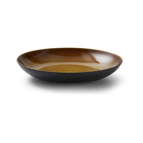 Ciotola nera/color ambra in gres ø 40 cm Gastro Black/Amber – Bitz