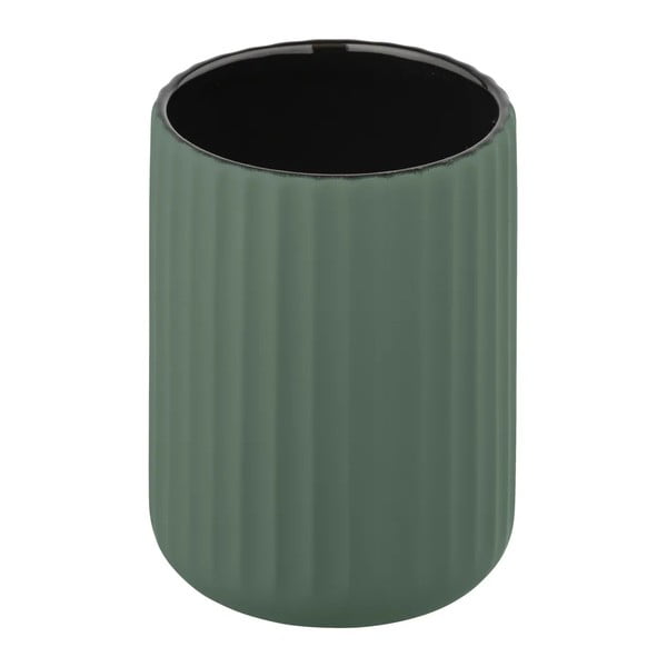 Set di accessori da bagno verde in ceramica Belluno - Wenko-image-4