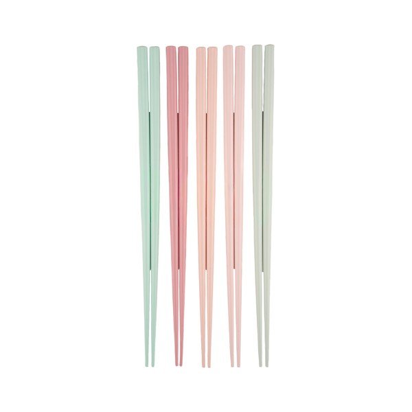 Posate in bambù 5 pz per 5 persone Pastel – Sass & Belle