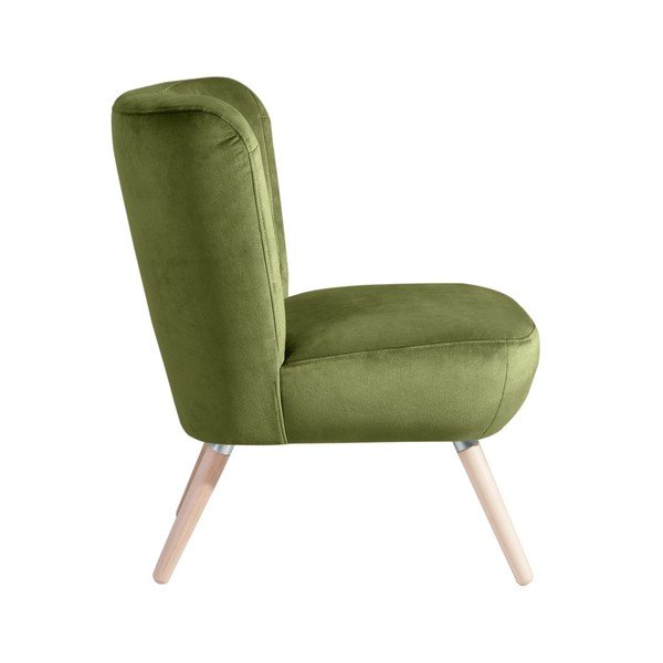 Poltrona verde Neele Velvet - Max Winzer-image-1