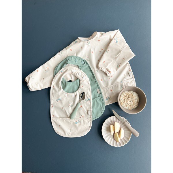 Ciotole per bambini in set beige in silicone 2 pz ø 13,5 cm Earth – Cam Cam Copenhagen-image-2