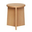 Sgabello in rovere naturale Split - Hübsch