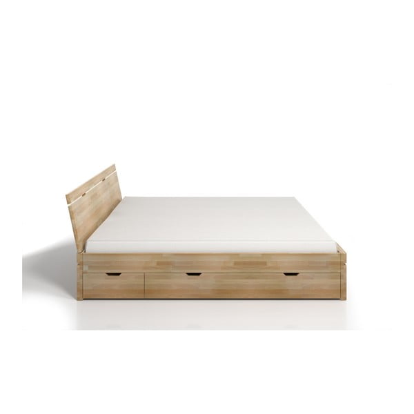 Letto matrimoniale in faggio con cassetto SKANDICA Sparta Maxi, 180 x 200 cm - Skandica-image-2