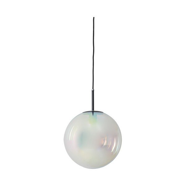 Lampadario con paralume in vetro ø 30 cm Medina – Light & Living