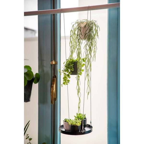 Vasi sospesi in plastica in set da 2 pezzi ø 10 cm - Esschert Design-image-1