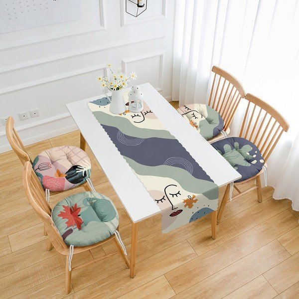 Set di 4 sedute e tavolo - Mila Home-image-1