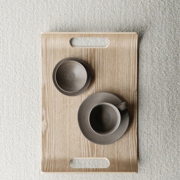 Ciotola in ceramica marrone chiaro ø 8 cm Kumi - Blomus-image-1