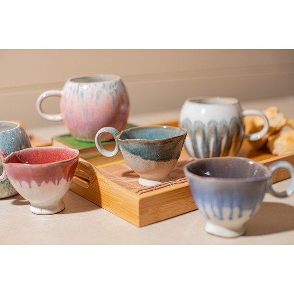 Tazza beige in ceramica 400 ml Coralie – Sass & Belle-image-3