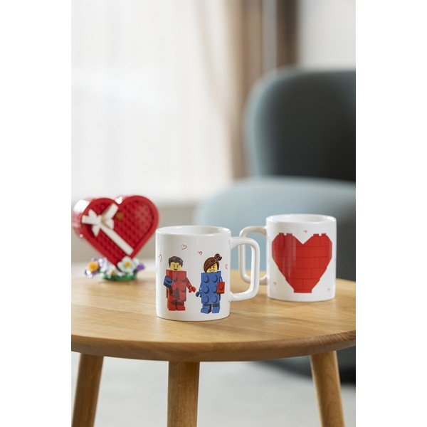 Tazza per bambini bianca in ceramica 300 ml Love – LEGO®-image-2