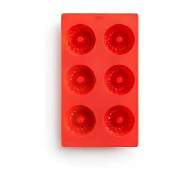 Stampo in silicone rosso per mini panini - Lékué