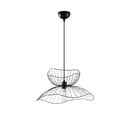 Lampadario nero con paralume in metallo ø 50 cm Farac – Opviq lights