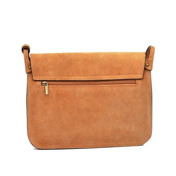 Borsa a tracolla in pelle marrone - Renata Corsi-image-1
