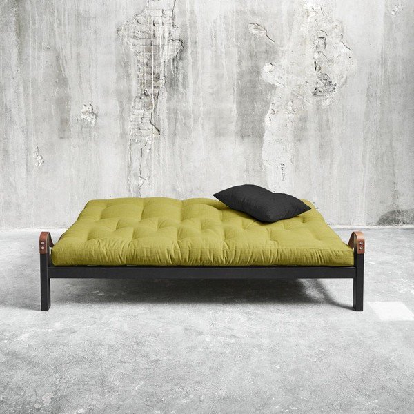 Rozkládací pohovka Karup Poetry Black/Avocado Green/Dark Grey-image-1