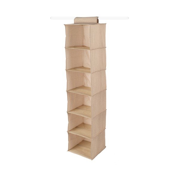 Organizer per armadi da appendere in tessuto Sandy – Compactor