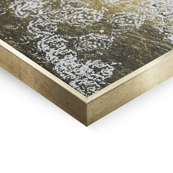 Quadro con elementi dipinti a mano 70x100 cm Mary – Styler-image-4