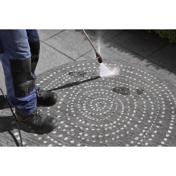 Tappeto grigio per esterni , ⌀ 200 cm Bali - NORTHRUGS-image-1