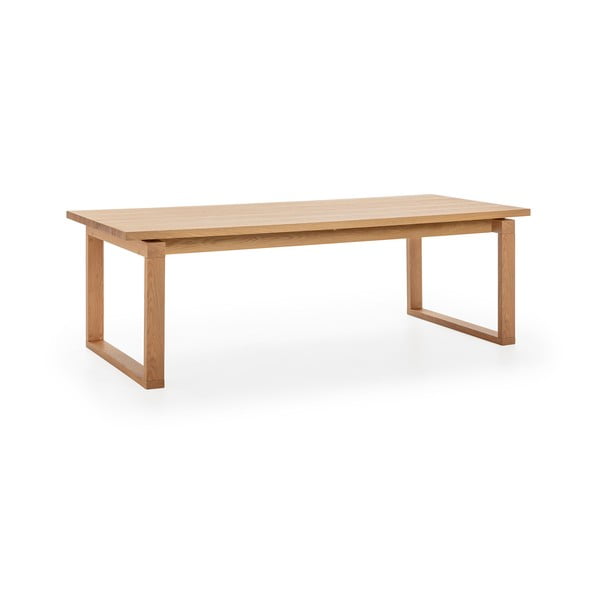 Tavolo da pranzo con piano effetto rovere 100x220 cm Rina – Marckeric