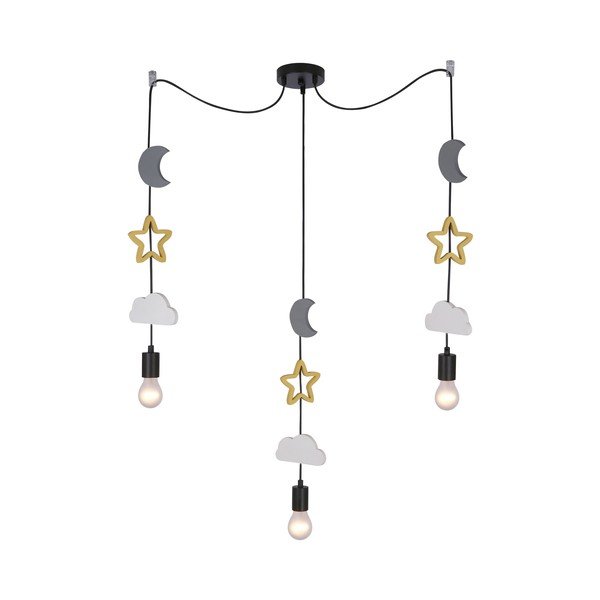 Apparecchio a sospensione bianco-blu Trio - Candellux Lighting