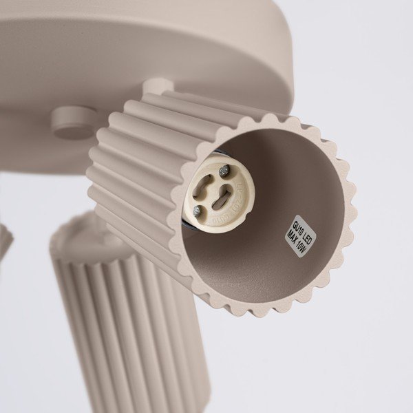 Faretto grigio tortora in metallo Gleam – Sollux-image-4