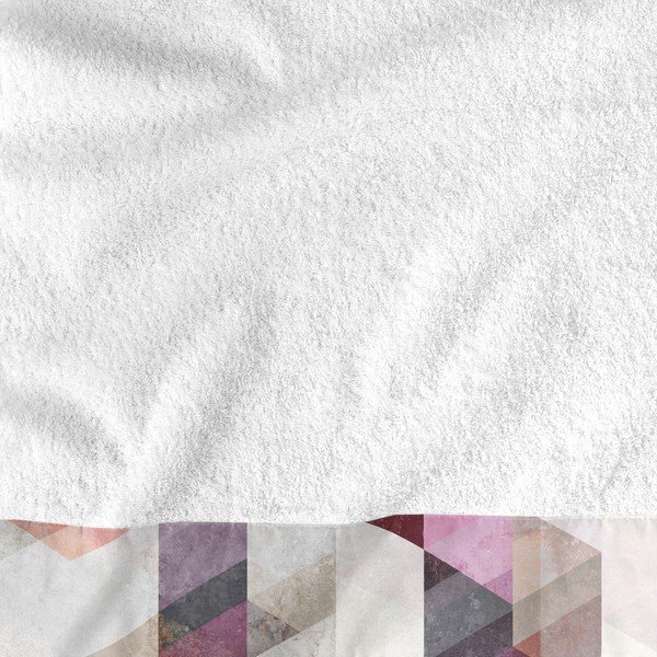 Set di 2 asciugamani in cotone Pond - Blanc-image-1