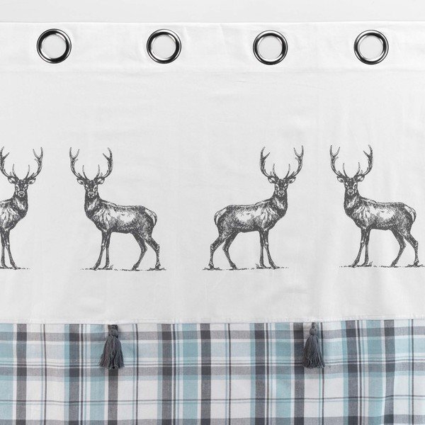 Tenda bianco-blu 140x240 cm Megeve - douceur d'intérieur-image-3